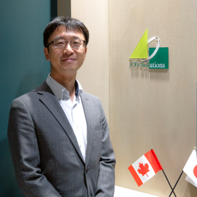 新代表者紹介インタビュー CO-Sol Canada Inc.  日比野峻佑氏